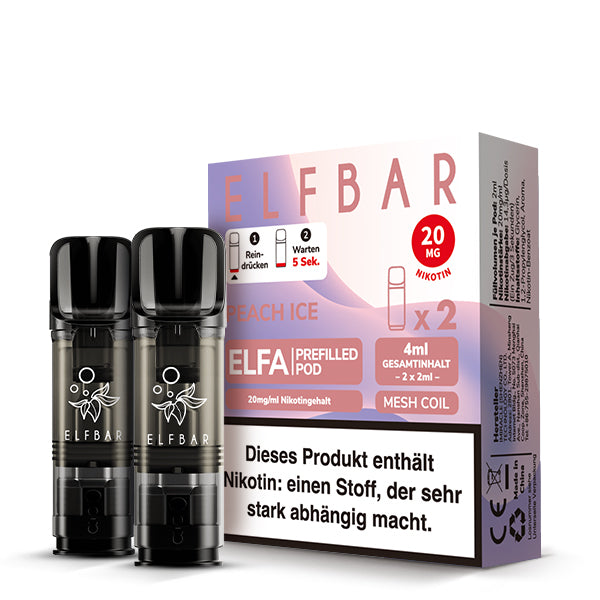 Elfbar Peach Ice Pods  20 MG Nikotin 2 Stk.