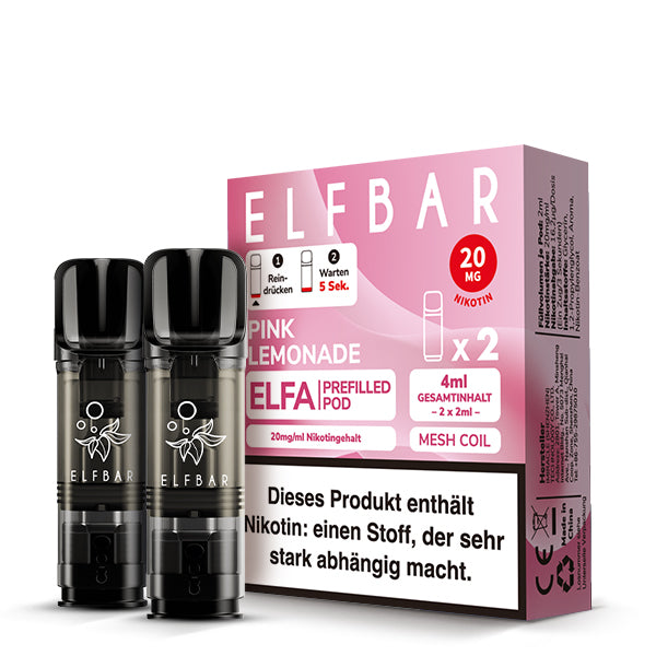 Elfbar Pink Lemonade Pods  20 MG Nikotin 2 Stk.