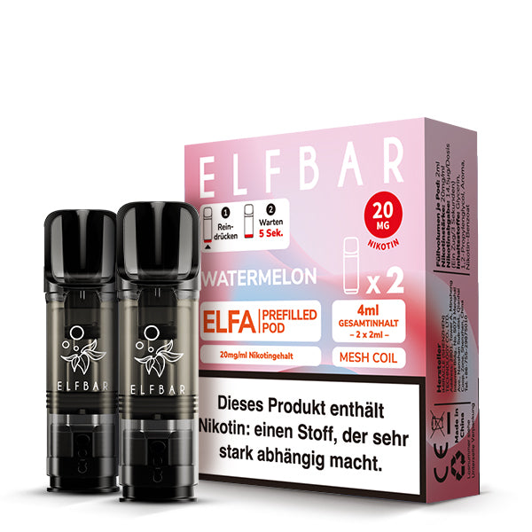 Elfbar Watermelon Pods  20 MG Nikotin 2 Stk.