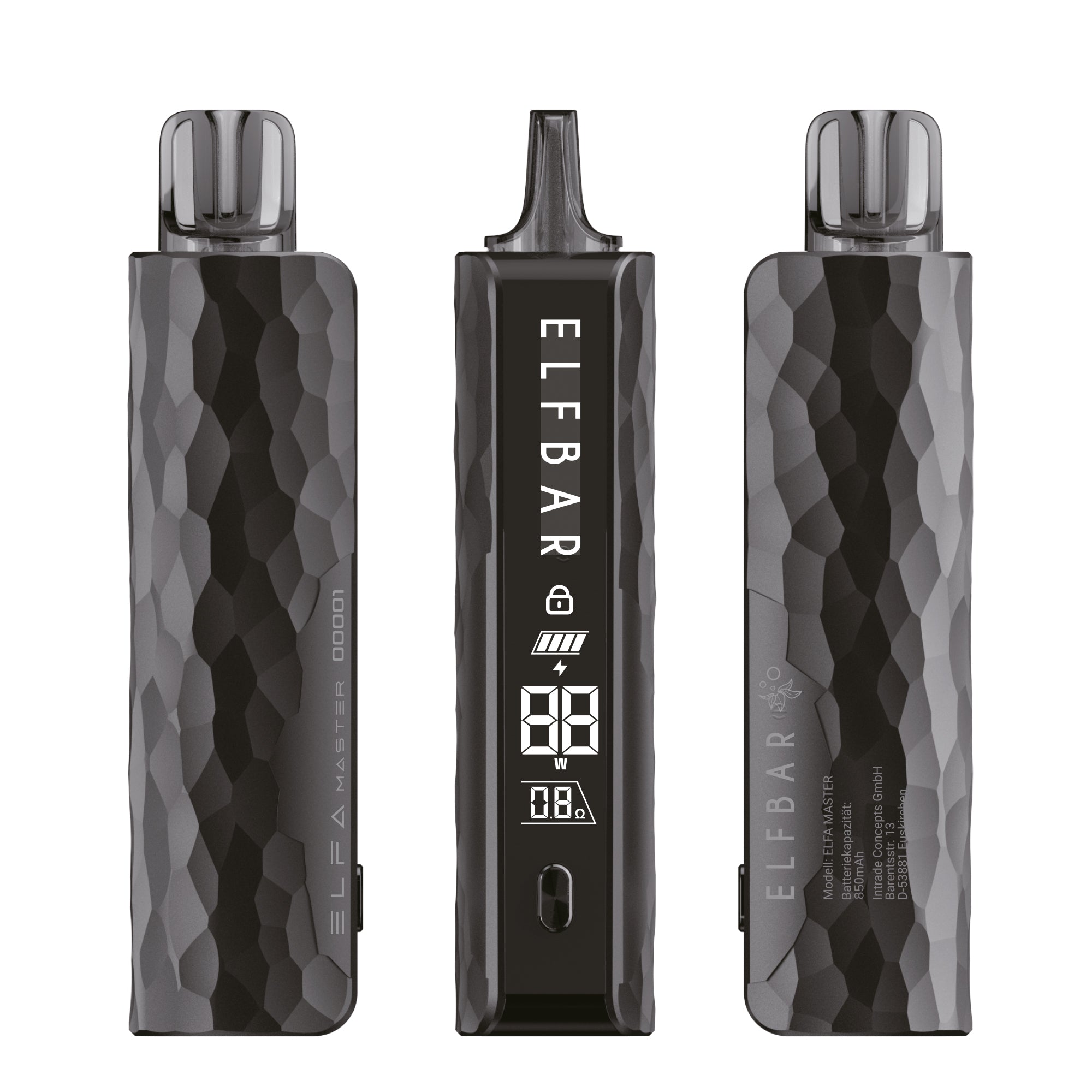 Elfbar Master Akkuträger Limited Edition Obsidian Black