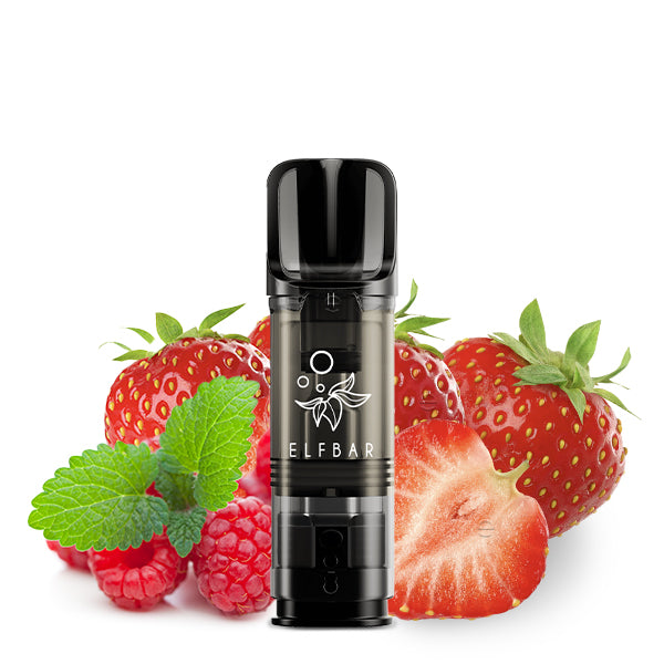 Elfbar Strawberry Raspberry Pods  20 MG Nikotin 2 Stk.