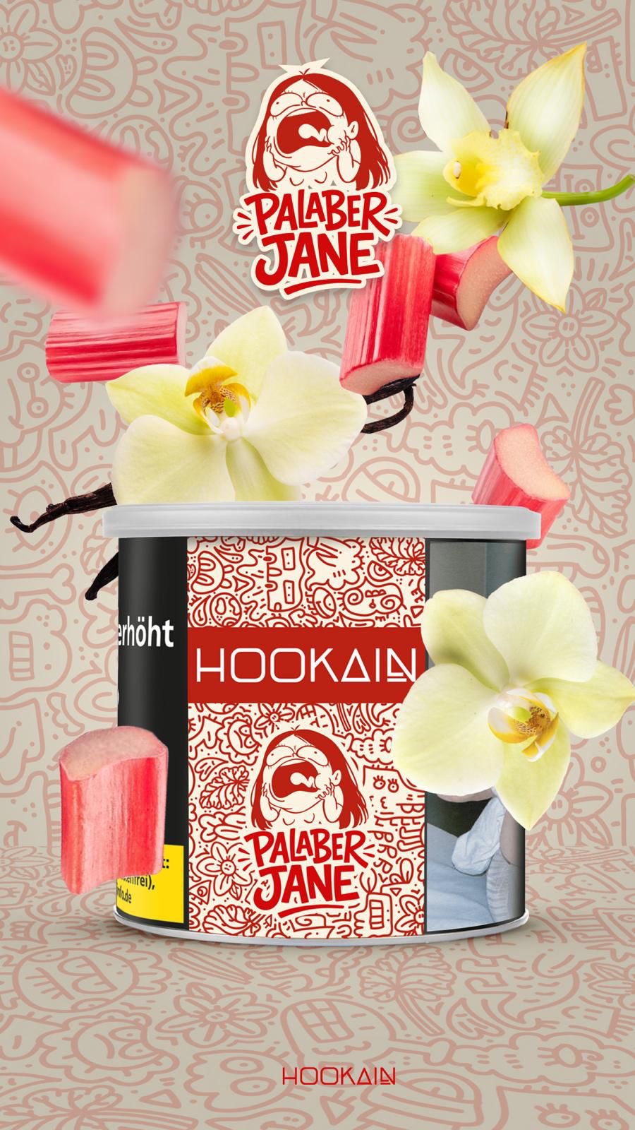 Hookain Palaber Jane 200g Tabak