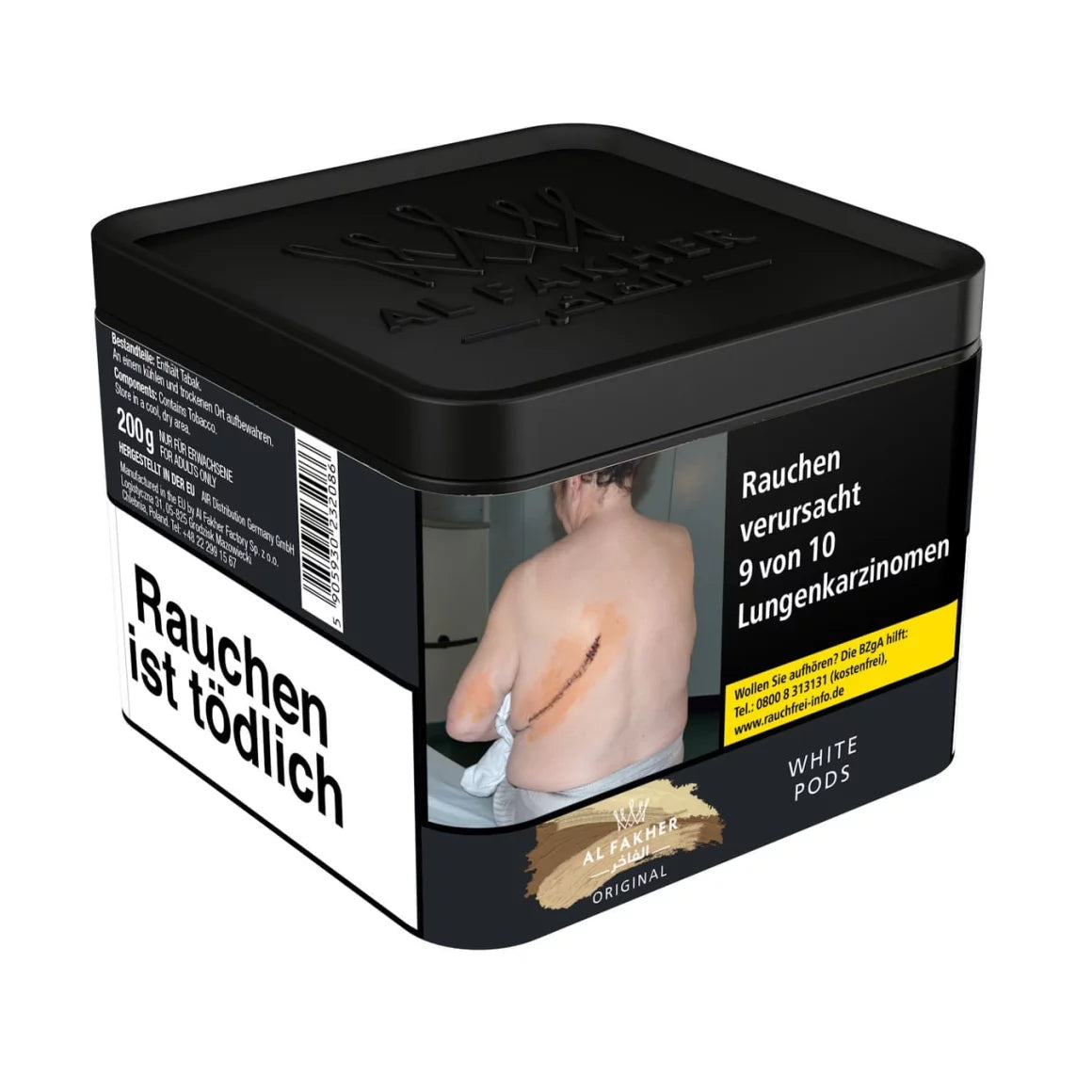 Al Fakher White Pods 200g Tabak