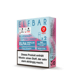 Elfbar Blueberry Cotton Candy 20 MG Nikotin 2 Stk.
