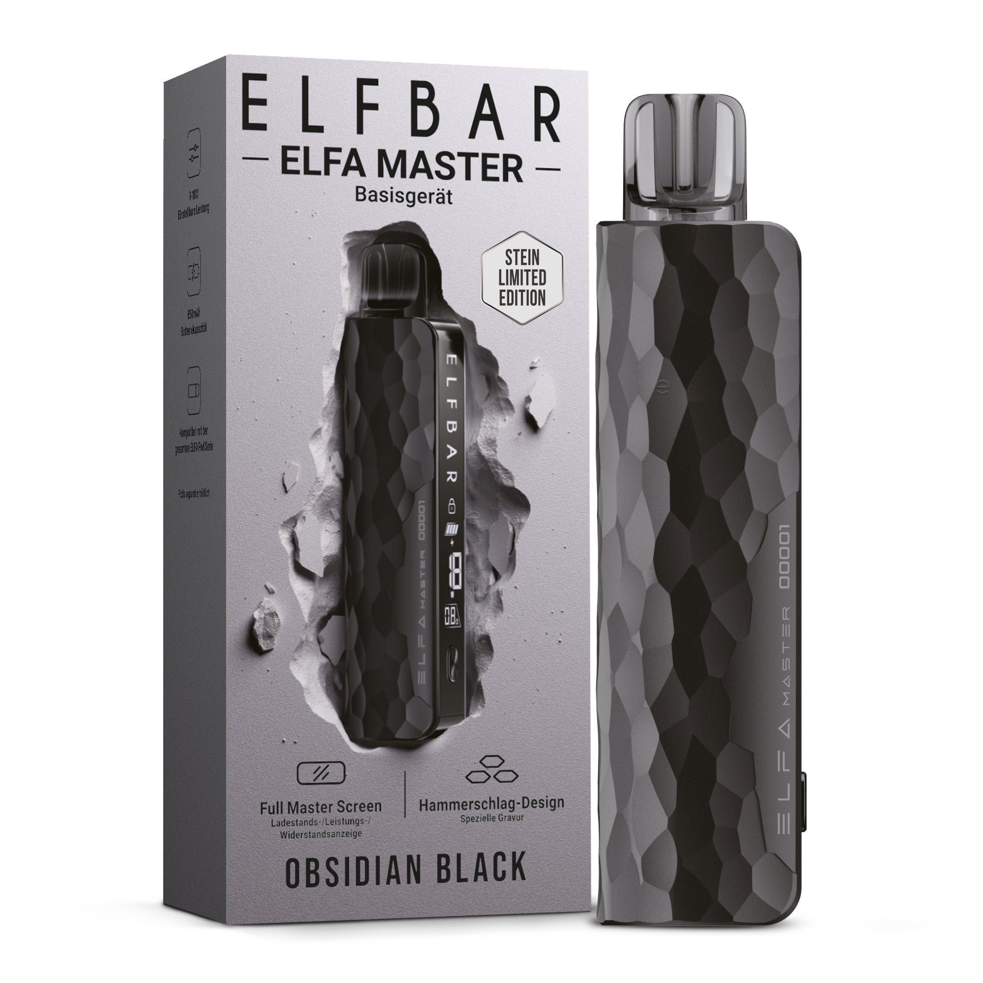 Elfbar Master Akkuträger Limited Edition Obsidian Black