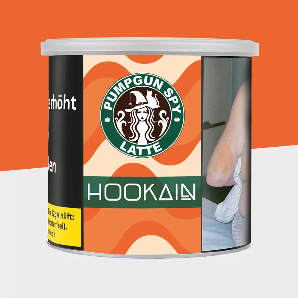 Hookain Pumpgun Spy Lattte 200g Tabak