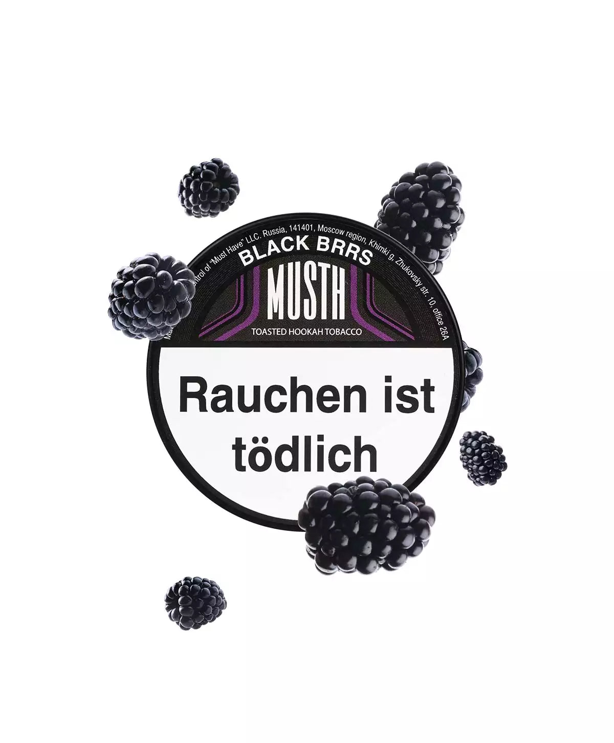 Must H Black Brrs  200g Darkblend Tabak