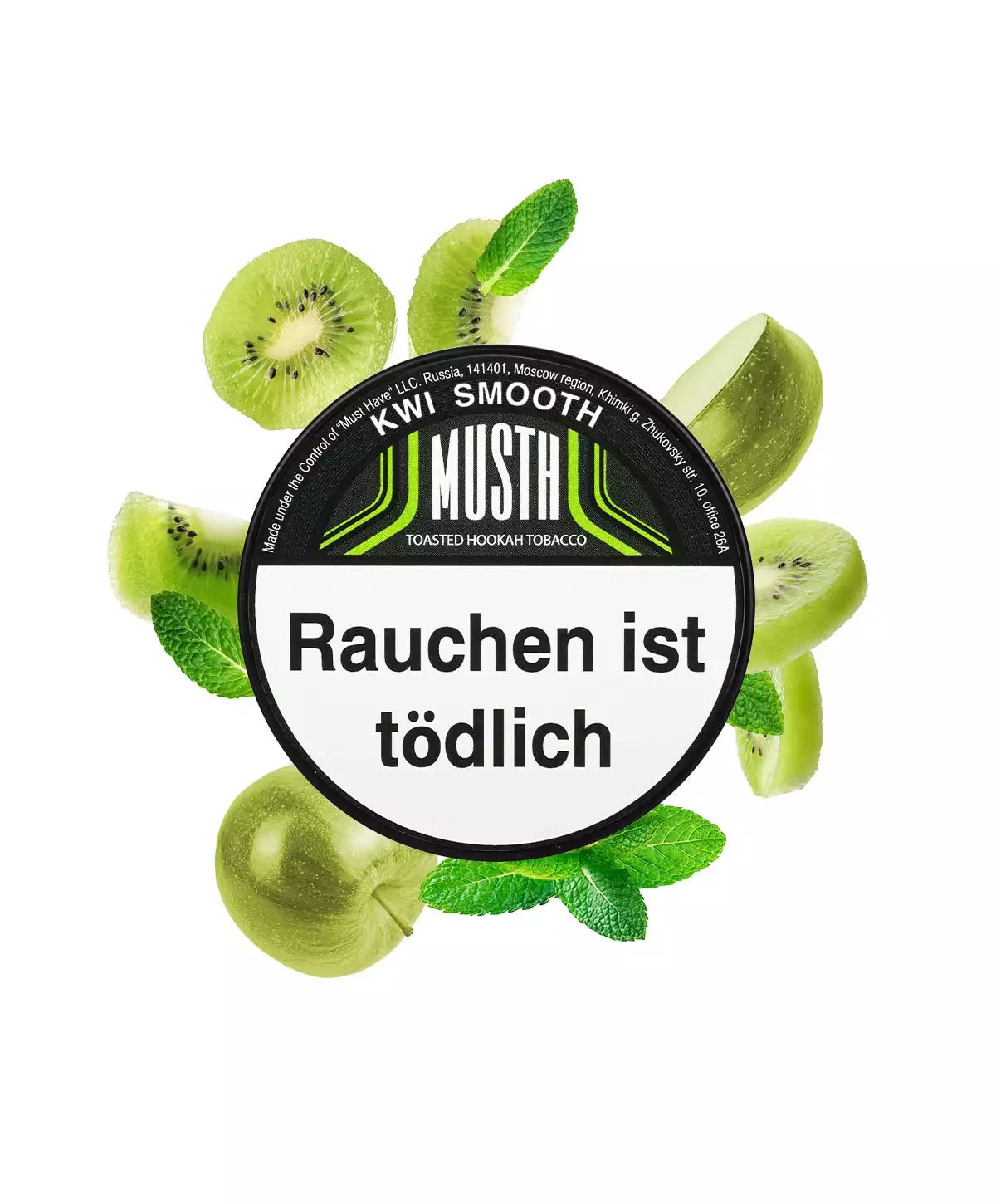 Must H Kiwi Smoth 200g Darkblend Tabak