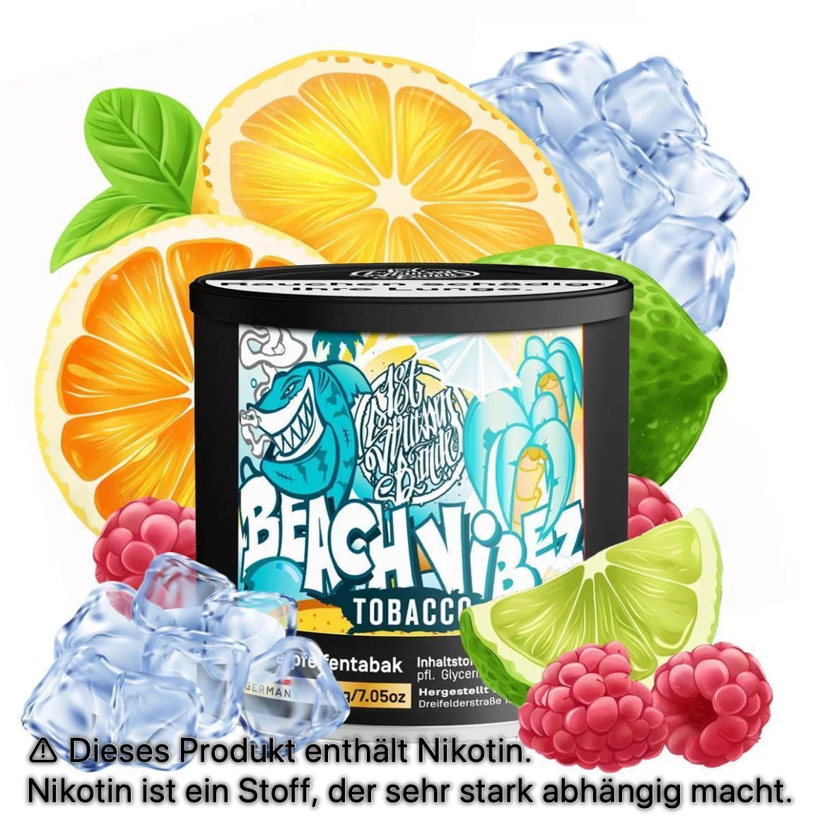 Watermarked - 187 Strassenbande Beach Vibez 200g Tabak