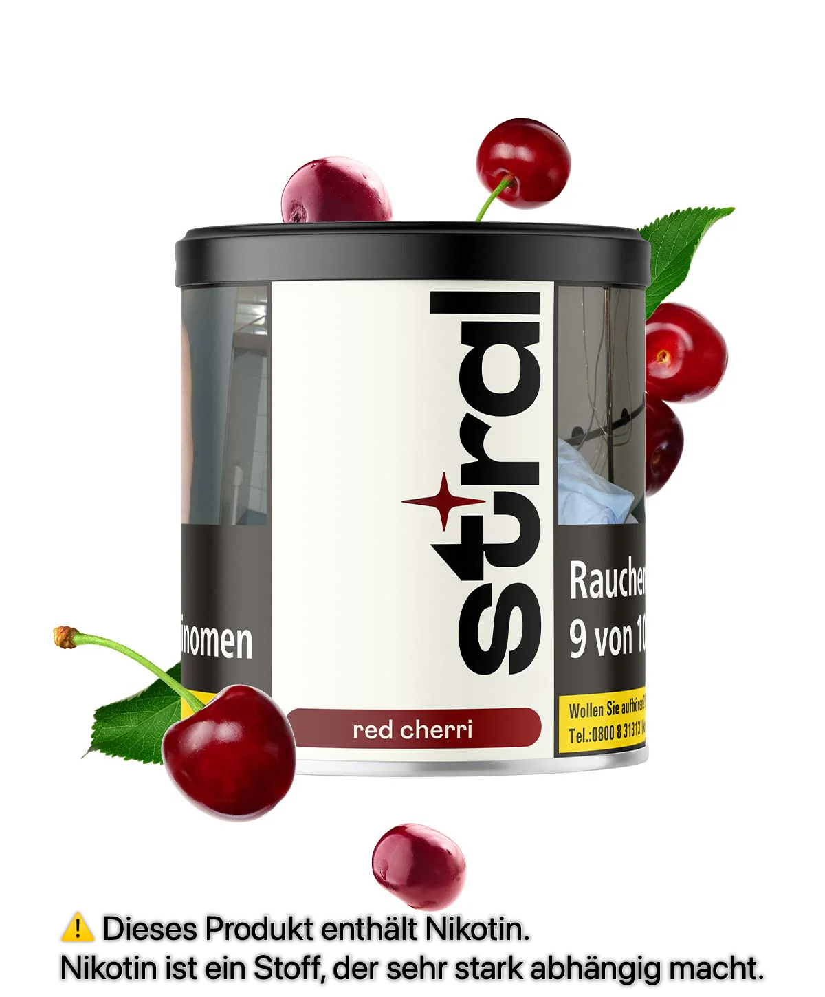 Watermarked - STRAL Tabak 200Gramm Red Cherri