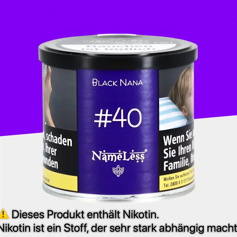 Watermarked - Nameless Black Nana #40 200g Tabak