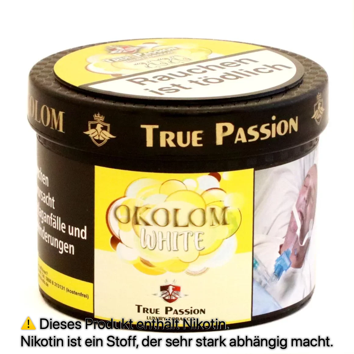 Watermarked - True Passion Okolom White 200g Tabak