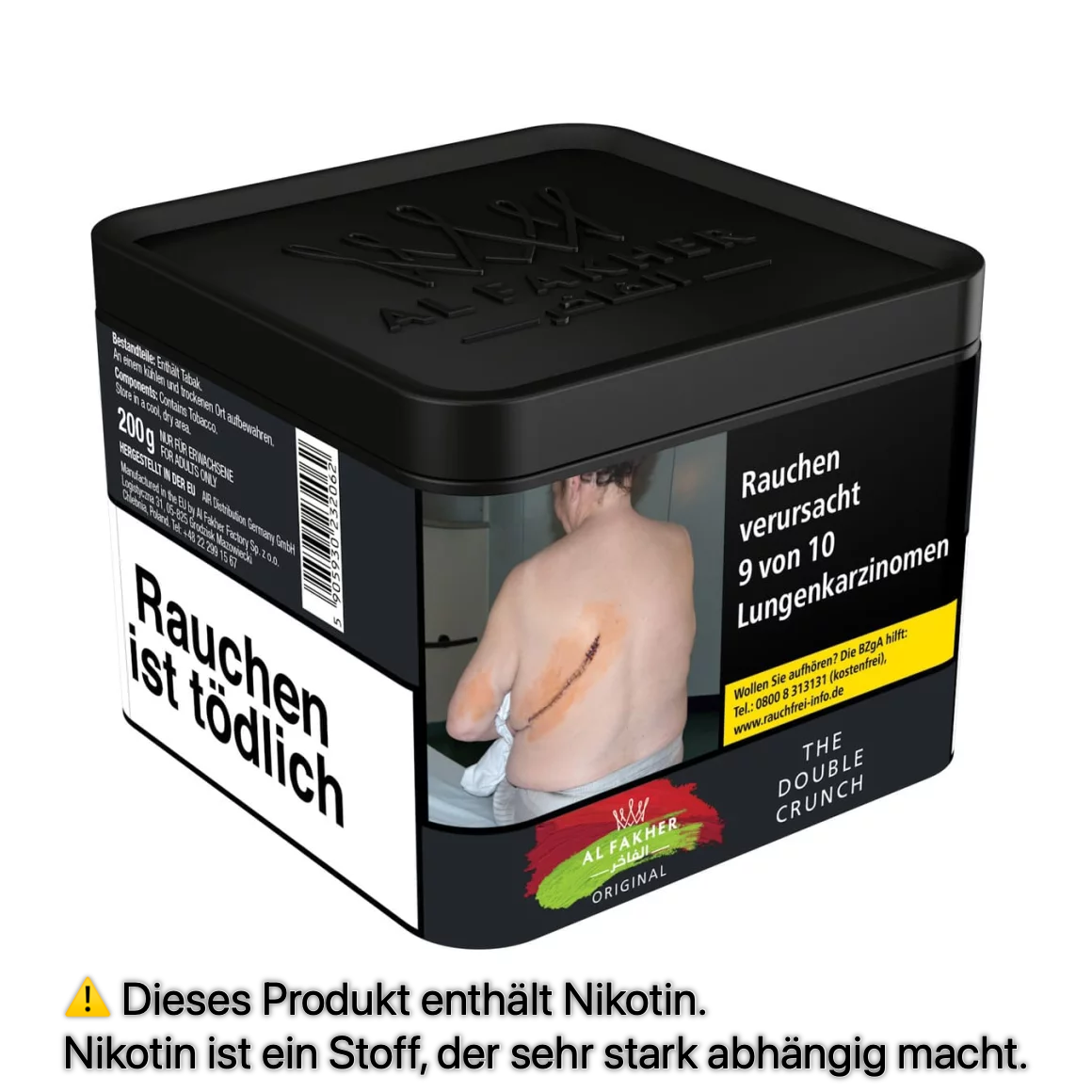 Watermarked - Al Fakher The Double Crunch 200g Tabak