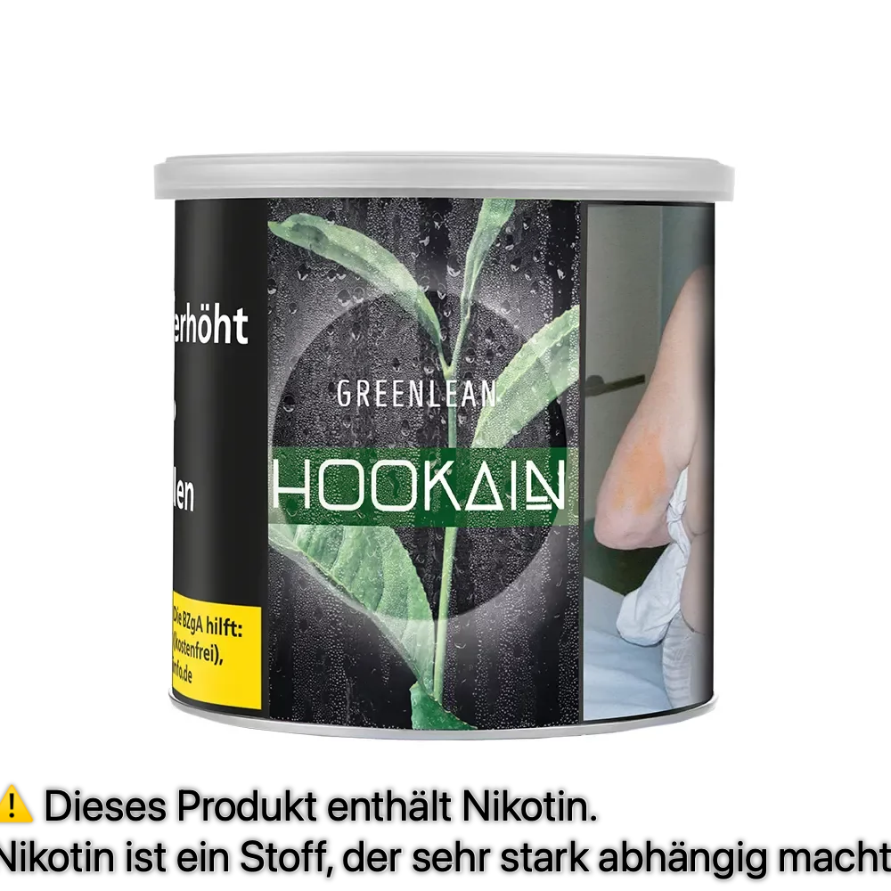 Watermarked - Hookain Green Lean 200g Tabak