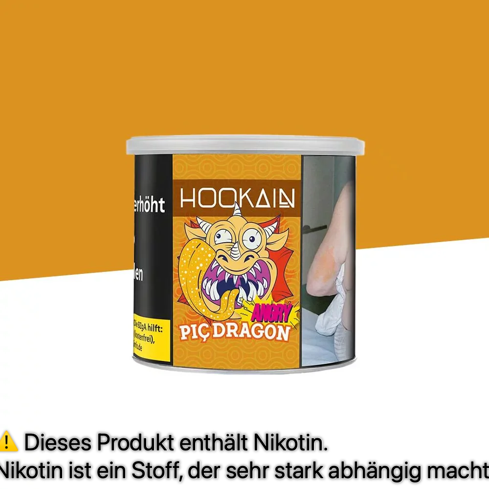 Watermarked - Hookain Angry Dragon PIC 200g Tabak